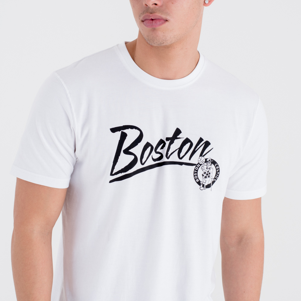 Boston Celtics Team White Tee