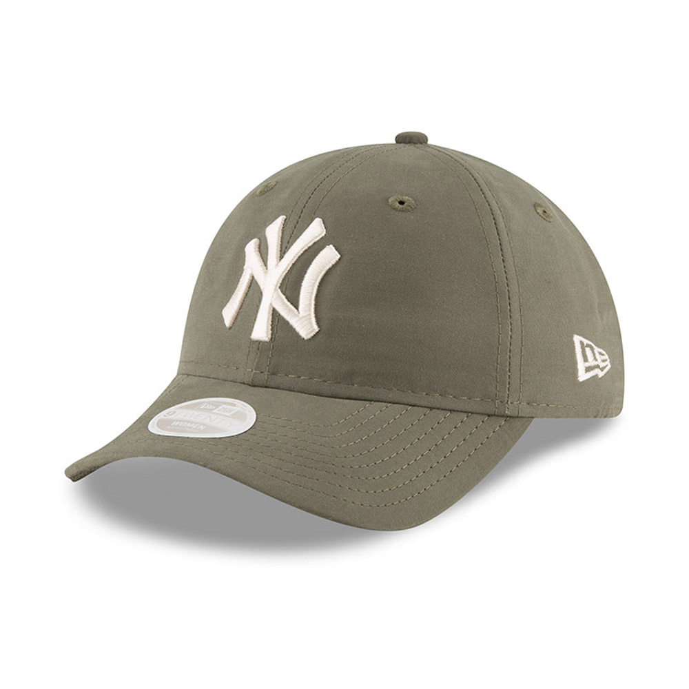 New York Yankees Womens Packable Olive Green 9TWENTY
