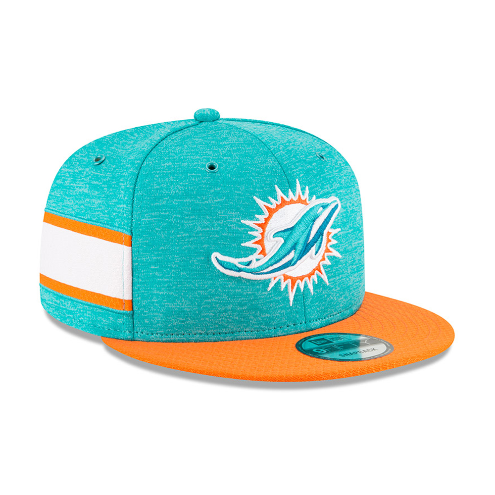 Miami Dolphins 2018 Sideline Home 9FIFTY Snapback