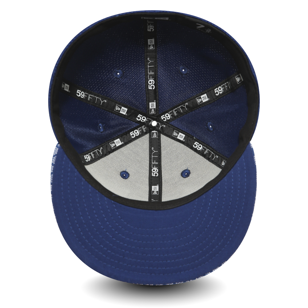 Hertha BSC Hex Weave Blue 59FIFTY Fitted Cap