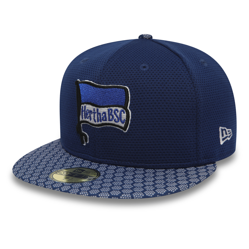Hertha BSC Hex Weave Blue 59FIFTY Fitted Cap