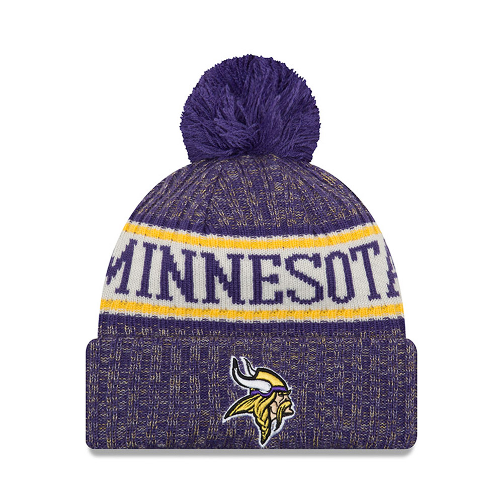Minnesota Vikings 2018 Sideline Bobble Cuff Knit