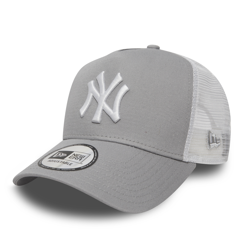 NY Yankees Clean A Frame Grey Trucker