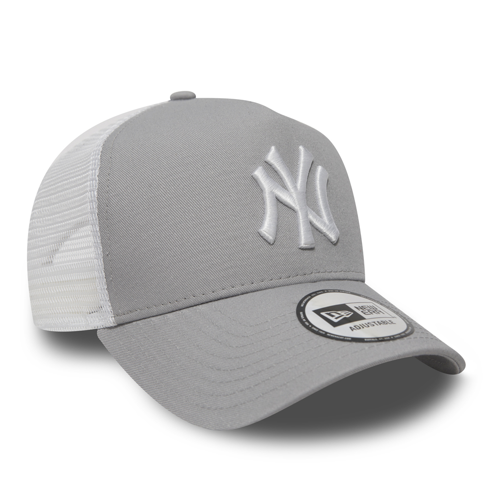 NY Yankees Clean A Frame Grey Trucker