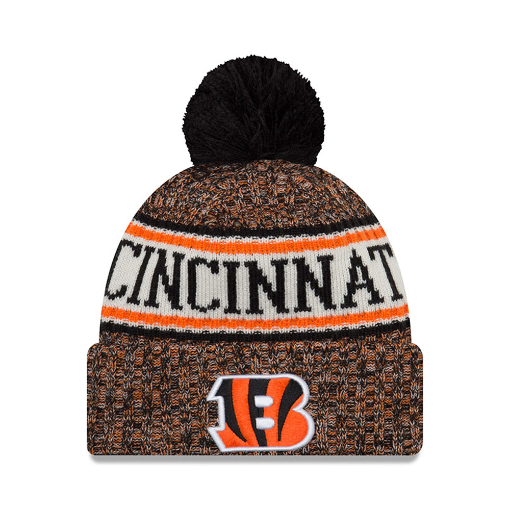 Cincinnati Bengals 2018 Sideline Bobble Cuff Knit