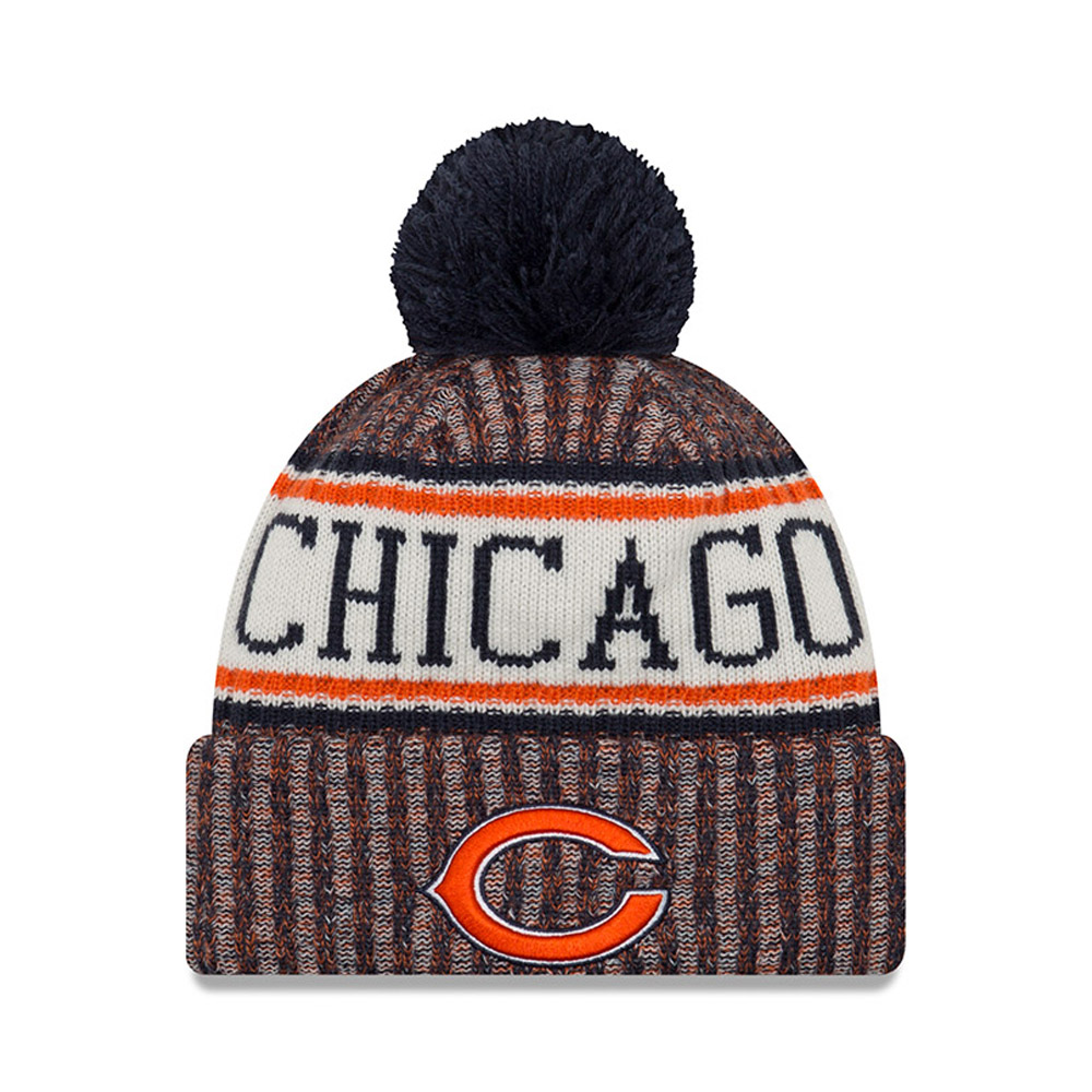 Chicago Bears 2018 Sideline Bobble Cuff Knit