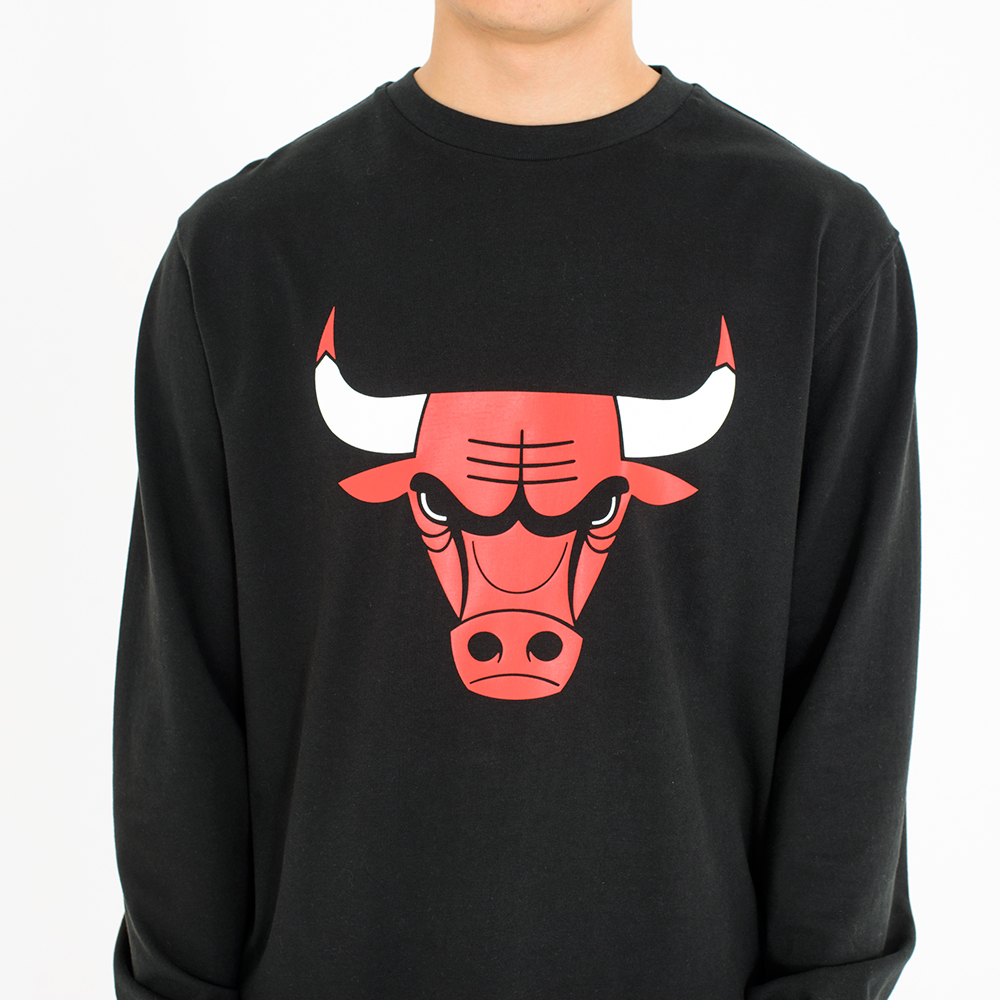 Chicago Bulls Logo Long Sleeve Tee