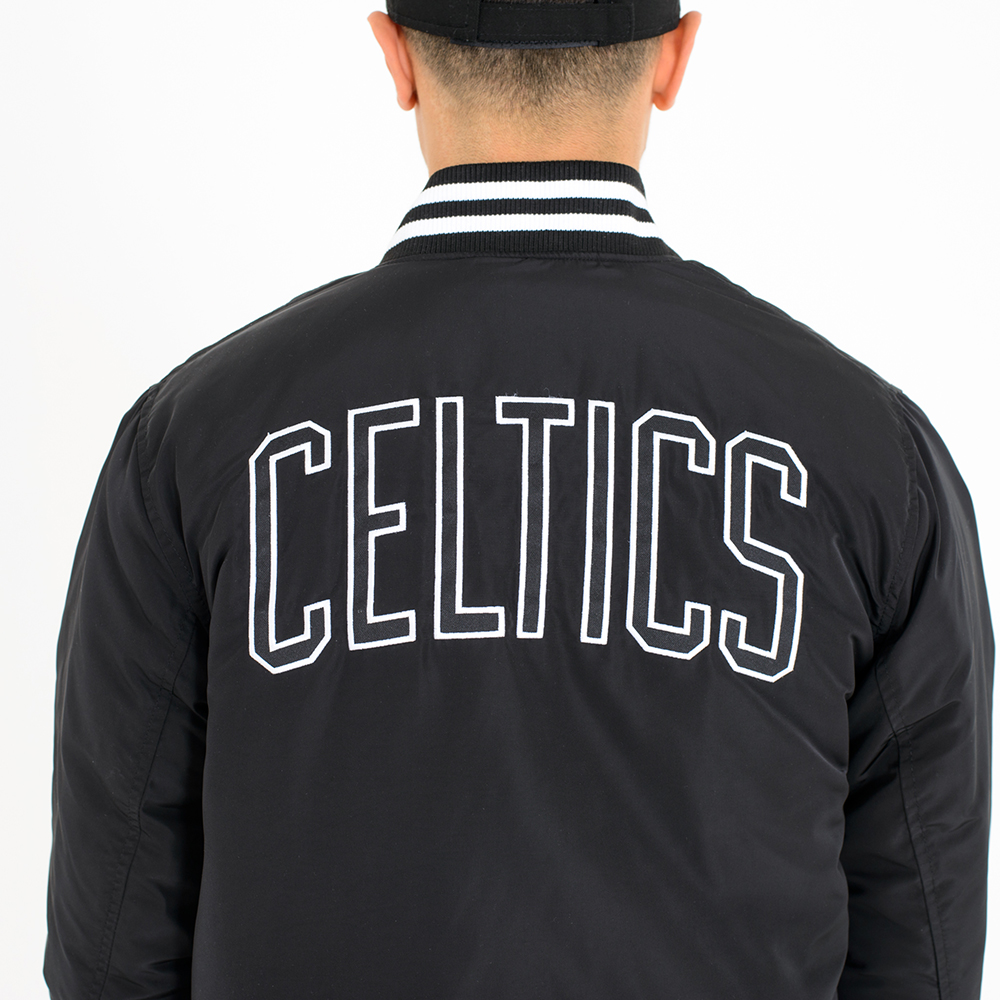 Boston Celtics Monochromatic Varsity Jacket A3716_313 | New Era Cap UK