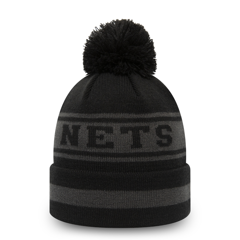 Brooklyn Nets Team Bobble Cuff Knit