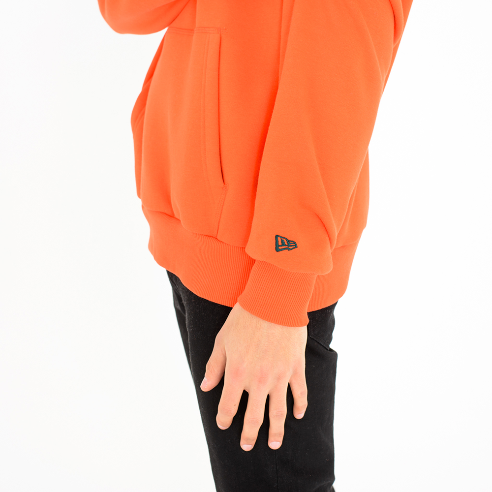 New Era Orange Pullover Hoodie