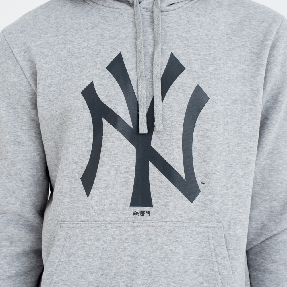 New York Yankees Team Logo Grey Hoodie