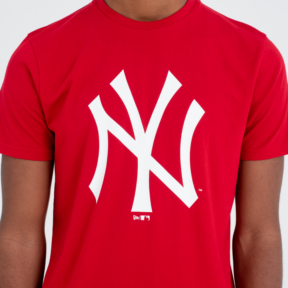 New York Yankees Team Logo Red T-Shirt