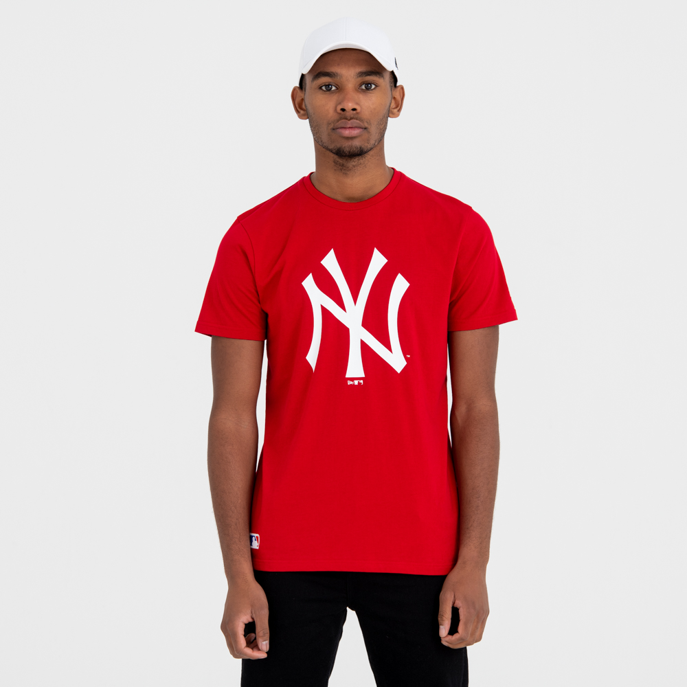 backup Elevator jeg fandt det Official New Era New York Yankees Team Logo Red T-Shirt A4202_282 A4202_282  A4202_282 | New Era Cap DK