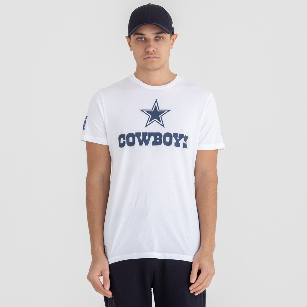 Dallas Cowboys Fan Logo White Tee