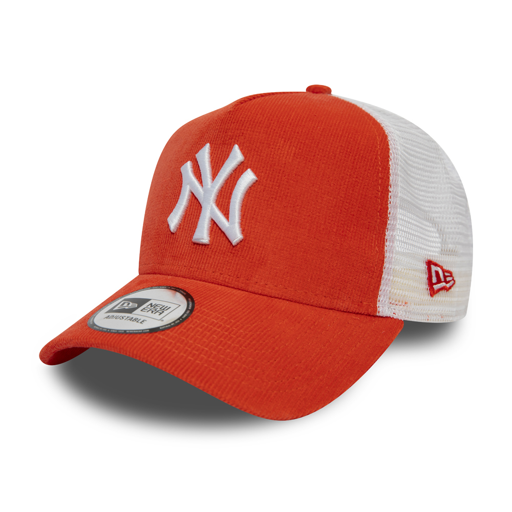 New York Yankees Coral Cord A Frame Trucker