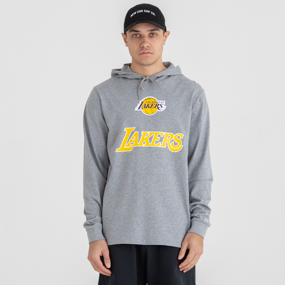 Los Angeles Lakers Contrast Panel Pullover Hoodie