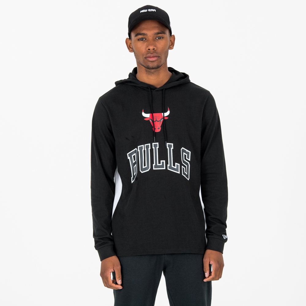 Chicago Bulls Contrast Panel Pullover Hoodie