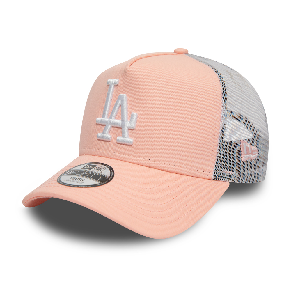 Los Angeles Dodgers Kids Essential Pink A Frame Trucker