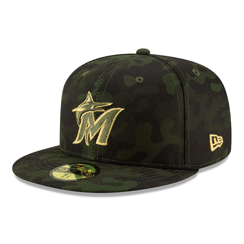 Miami Marlins Armed Forces Day On Field 59FIFTY