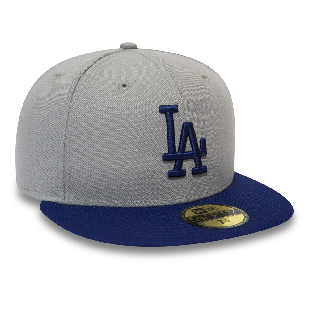 Los Angeles Dodgers Official Team Colour Block Grey 59FIFTY