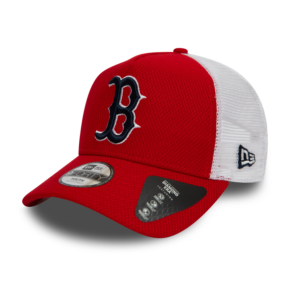 Boston Red Sox Diamond Era Kids Scarlet A Frame Trucker