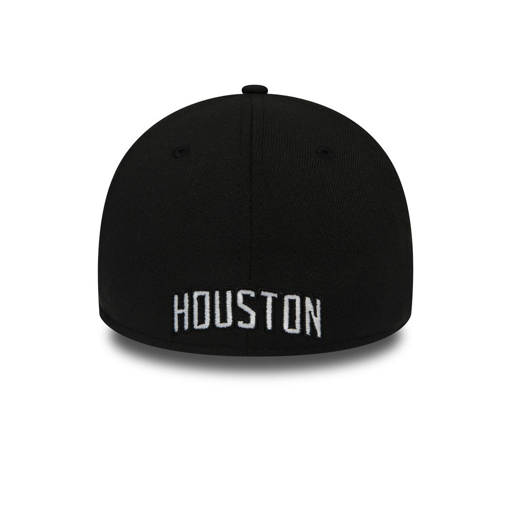 Houston Rockets Black and White 39THIRTY Cap