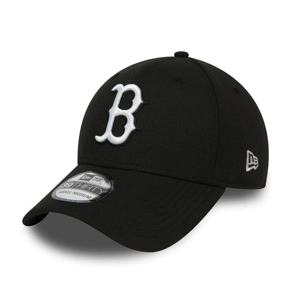 Boston Red Sox Black and White 39THIRTY Cap