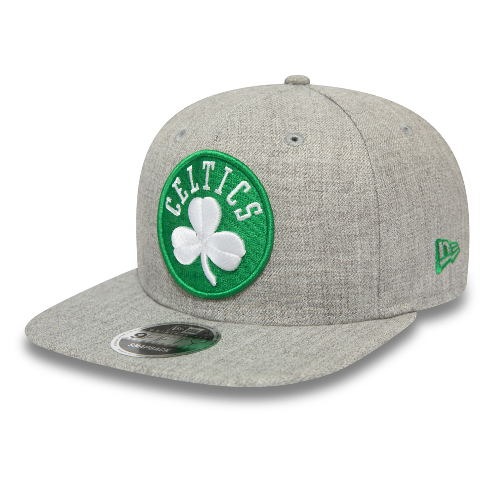 Boston Celtics Heather Grey Original Fit 9FIFTY Snapback Cap