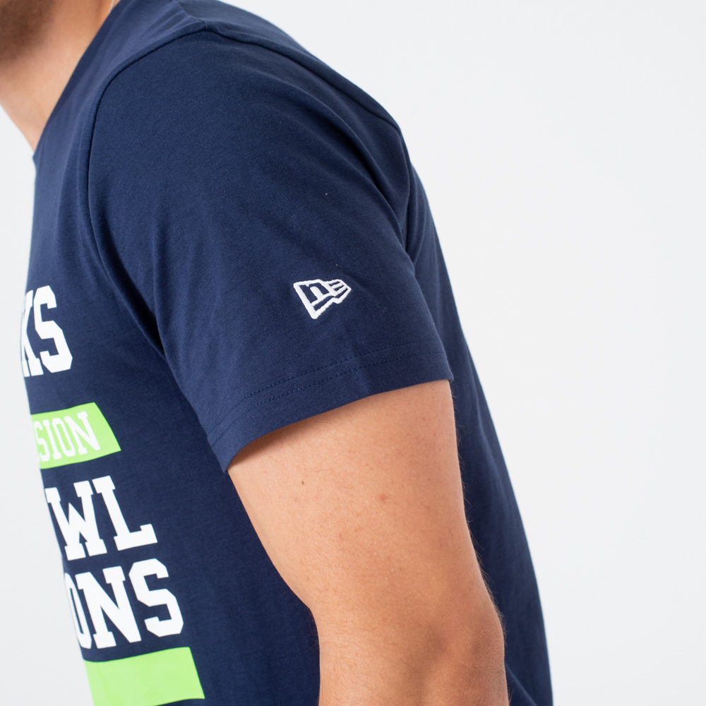 Seattle Seahawks Large Graphic Blue Tee