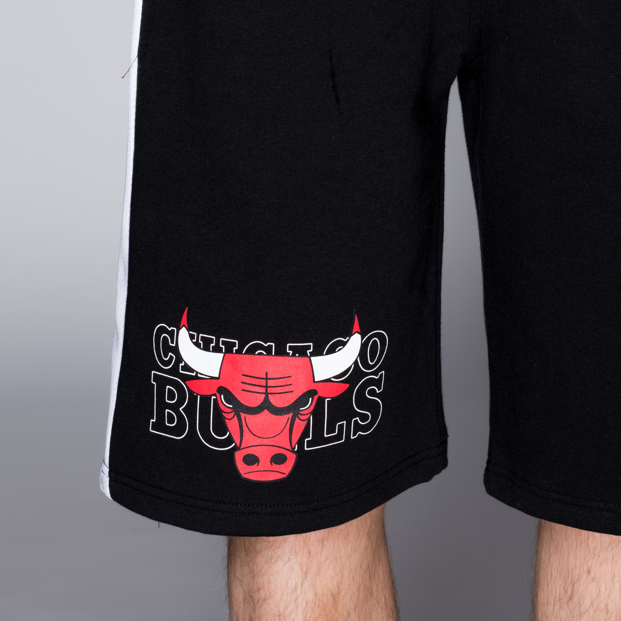 Chicago Bulls Logo Black Shorts