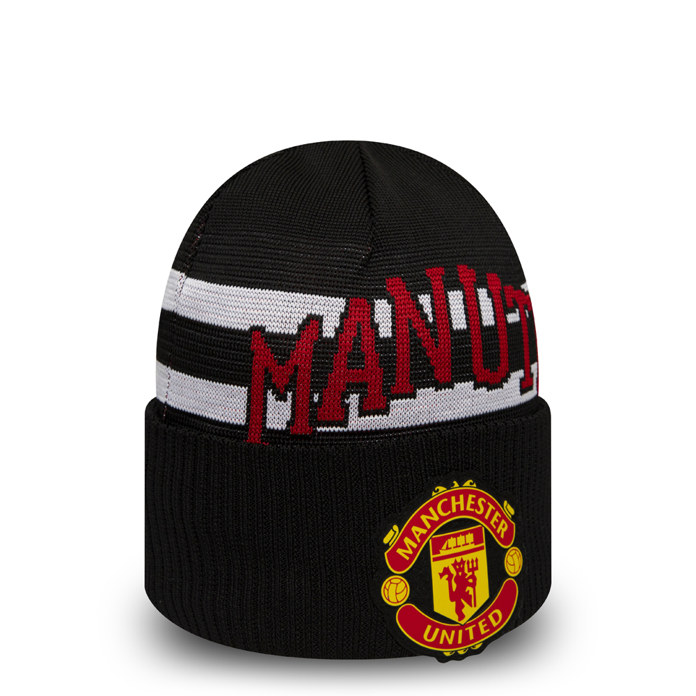 Manchester United Black Oversized Cuff Knit