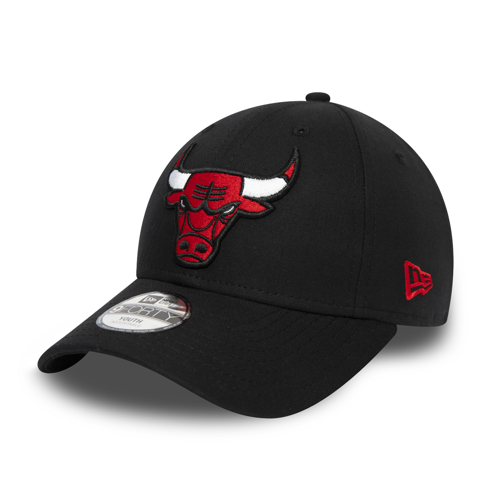 Chicago Bulls Chambray Essential Kids Black 9FORTY