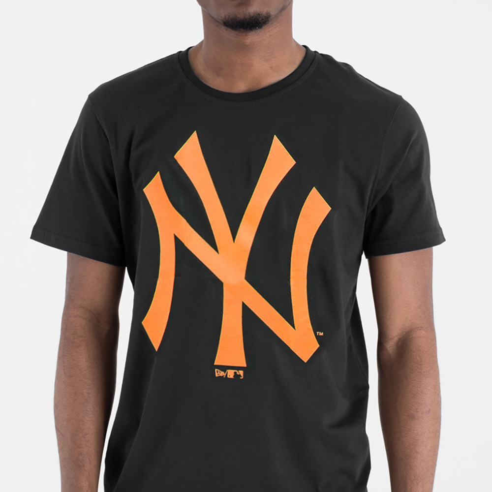 New York Yankees Orange Neon Logo Tee