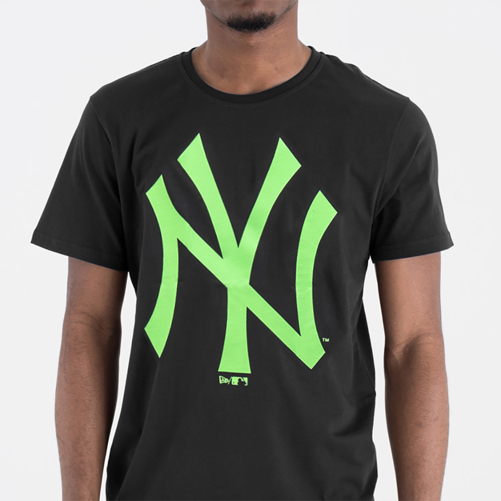 New York Yankees Green Neon Logo Tee