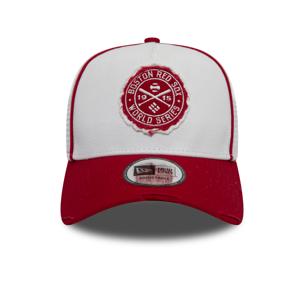Boston Red Sox World Series Patch A-Frame Trucker