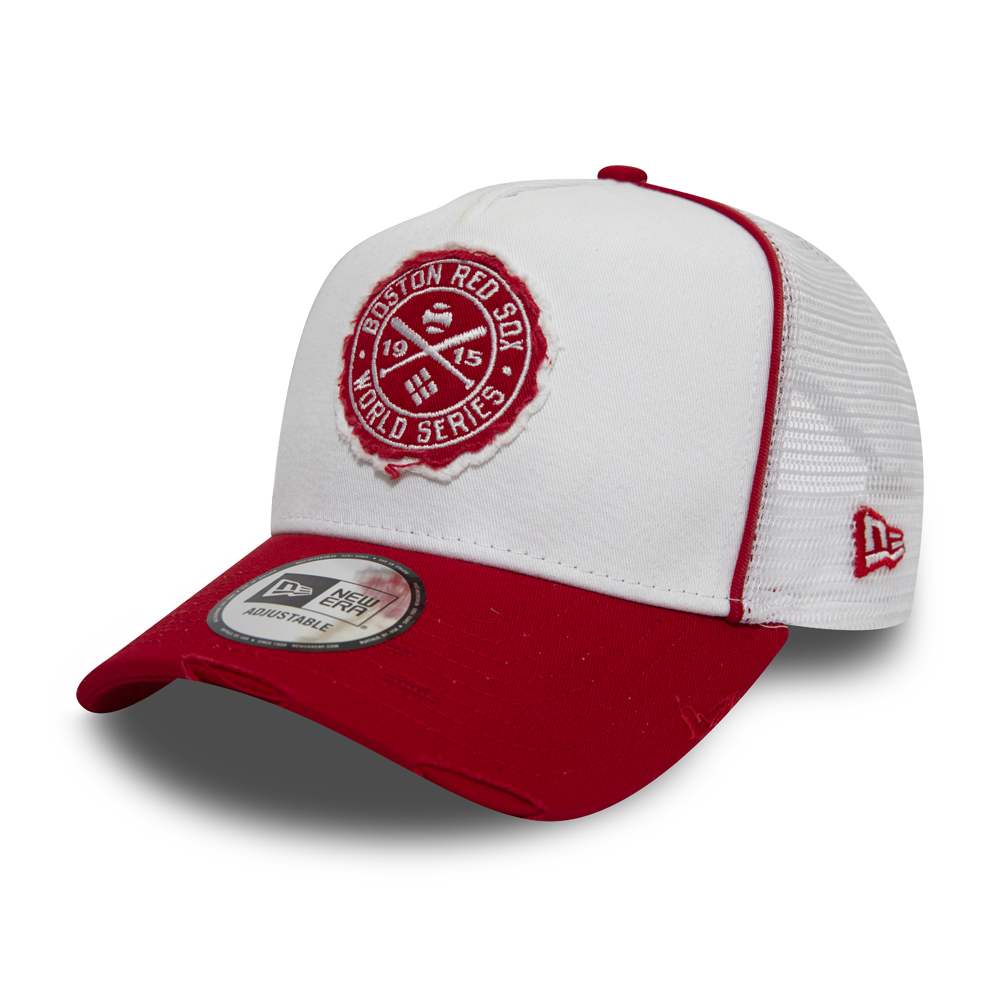 Boston Red Sox World Series Patch A-Frame Trucker
