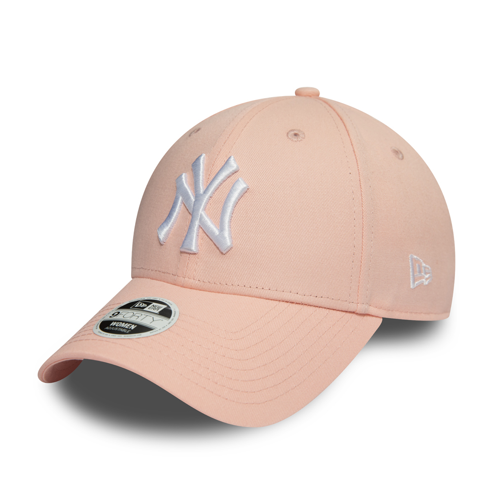 Marque  New EraNew Era New York Yankees MLB Towelling Bright Pink 9Forty Women Snapback Cap 
