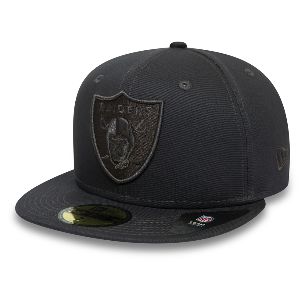 Las Vegas Raiders Tonal Black 59FIFTY Cap