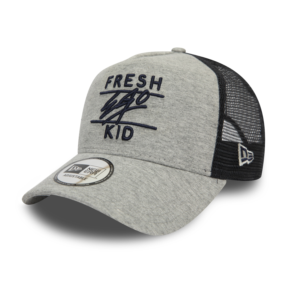 Fresh Ego Kid Grey Jersey A Frame Trucker Cap