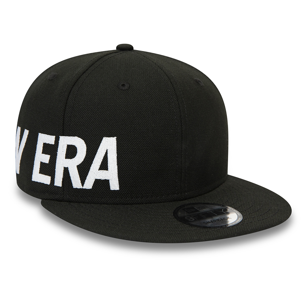 New Era Wordmark Essential Black 9FIFTY Cap