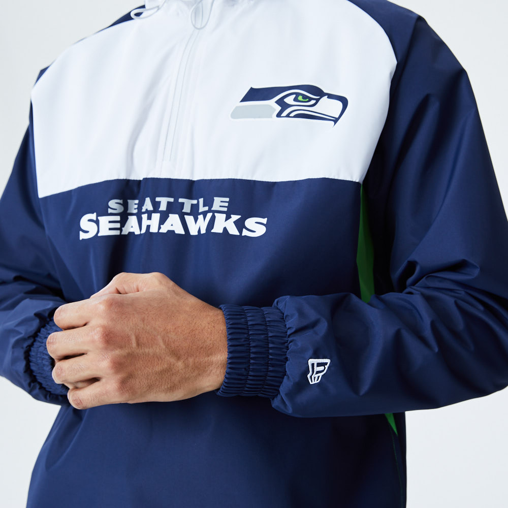 Seattle Seahawks Colour Block Windbreaker Jacket