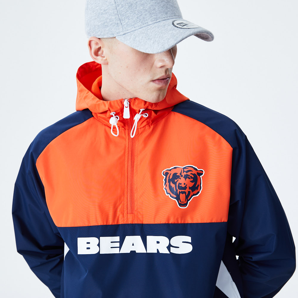 Chicago Bears Colour Block Windbreaker Jacket