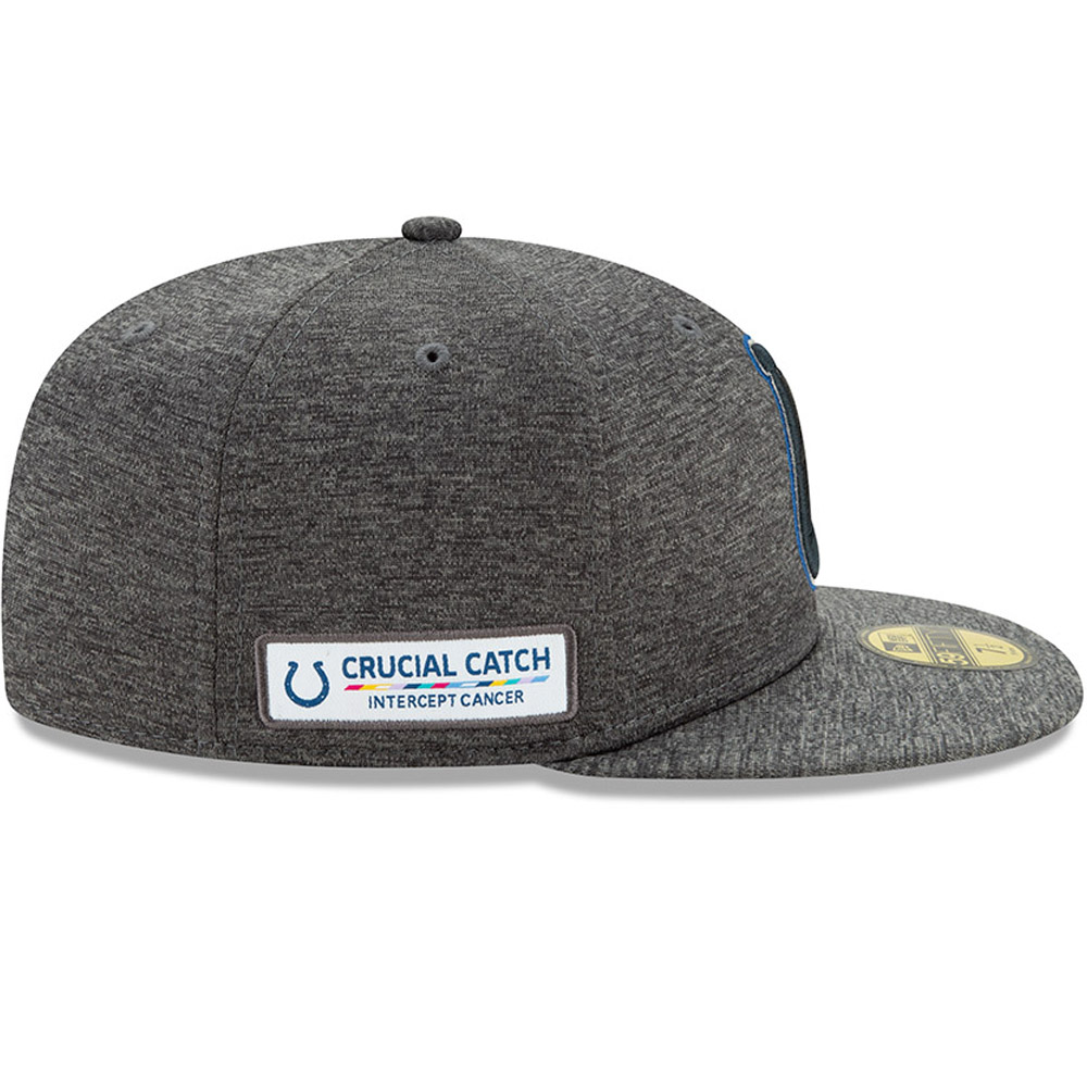 Indianapolis Colts Crucial Catch Grey 59FIFTY Cap