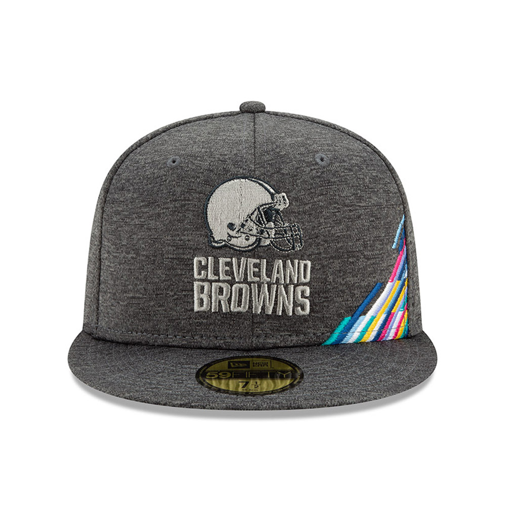 Cleveland Browns Crucial Catch Grey 59FIFTY Cap