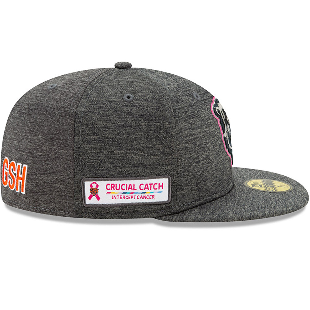 Chicago Bears Crucial Catch Grey 59FIFTY Cap