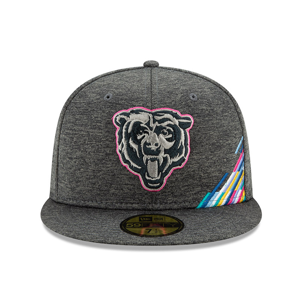 Chicago Bears Crucial Catch Grey 59FIFTY Cap