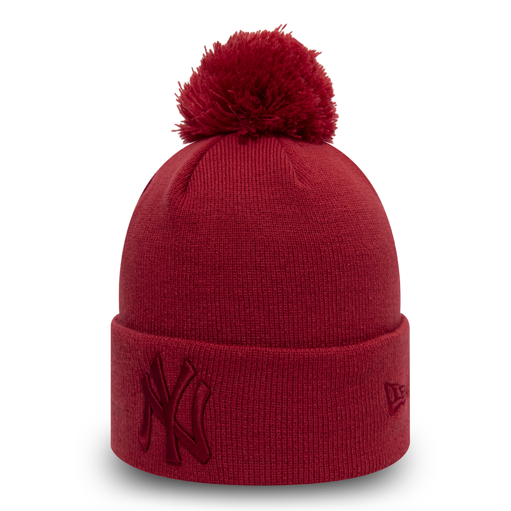 New York Yankees Womens Red Bobble Knit