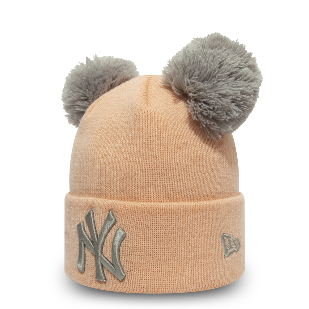 New York Yankees Kids Blush Double Bobble Knit
