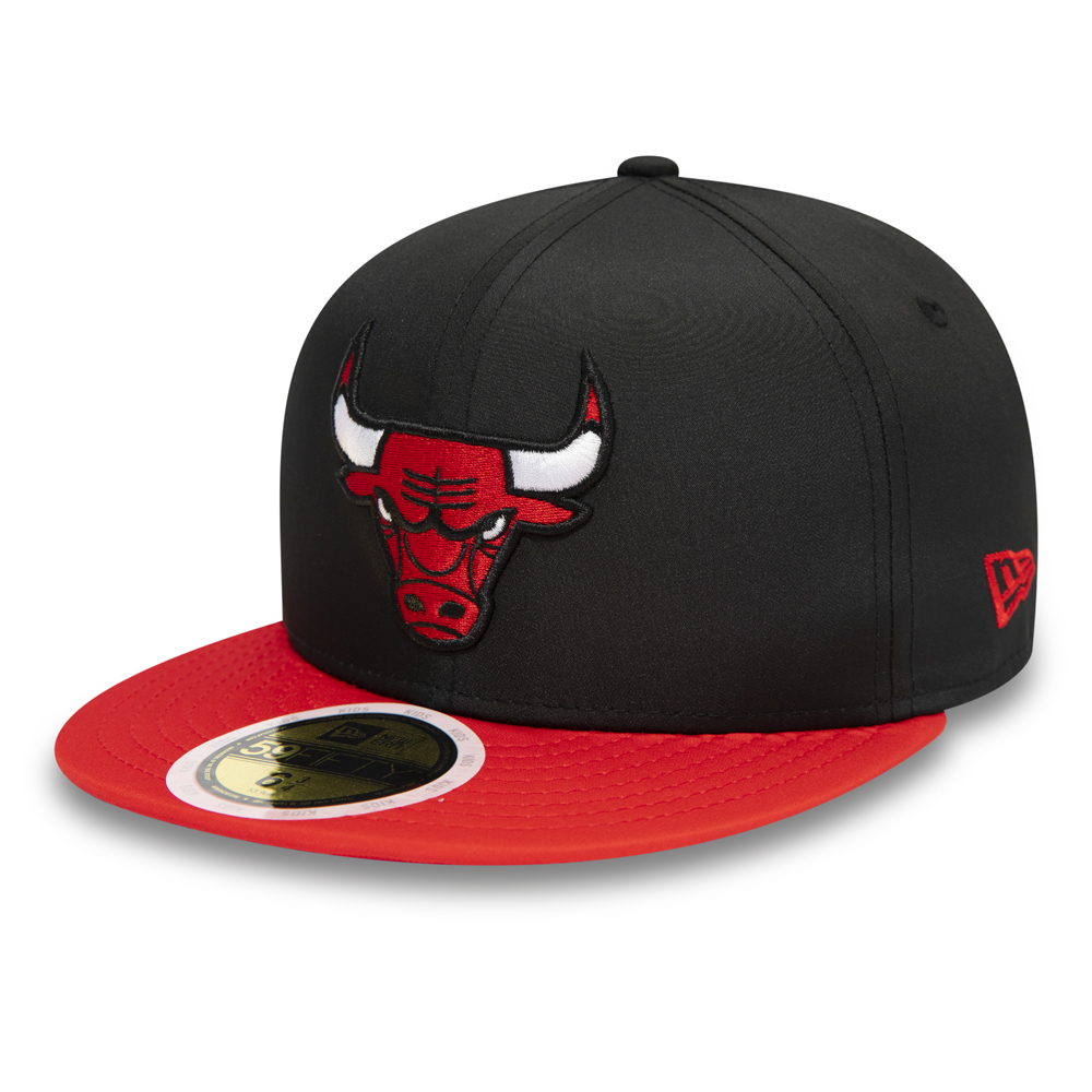 Chicago Bulls Crown Kids Black 59FIFTY Cap
