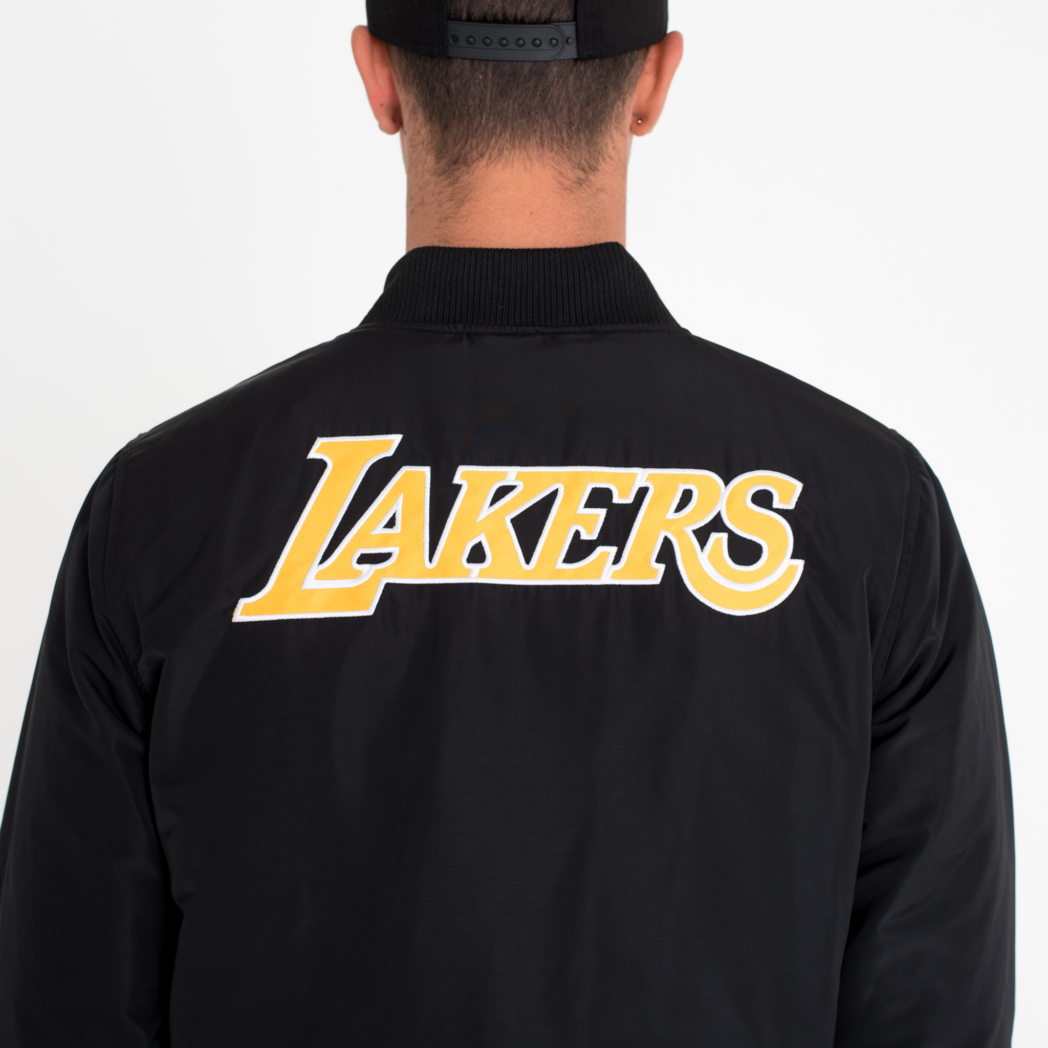LA Lakers Black Bomber Jacket